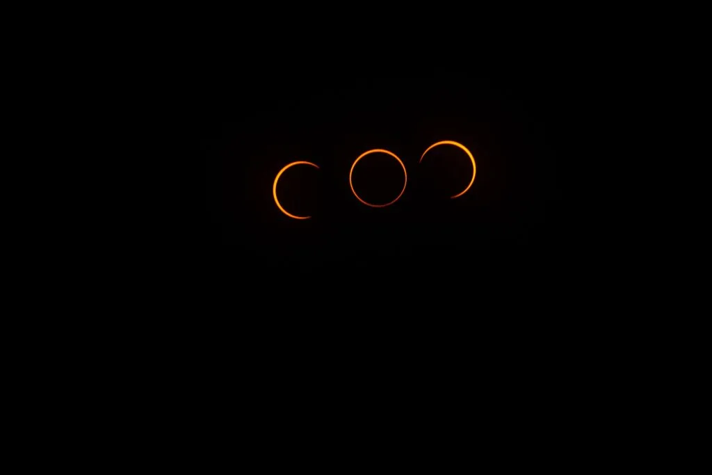 annular solar eclipse : ring of fire