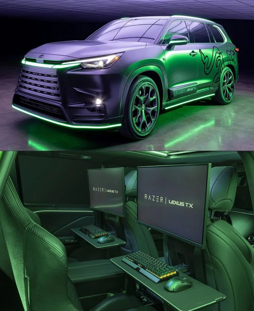 Changing the Definition of Travel-Based Entertainment — The Fusion of Gaming and Luxury: Razer and Lexus TX SUV Deliver an Im