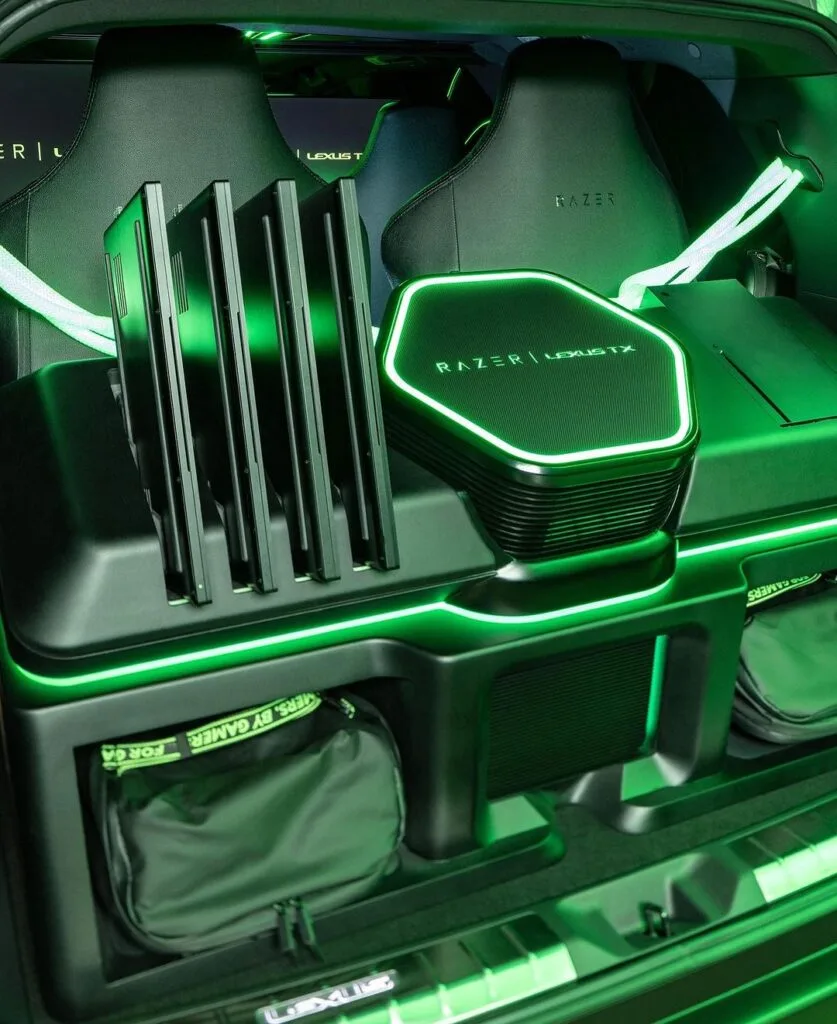 Changing the Definition of Travel-Based Entertainment — The Fusion of Gaming and Luxury: Razer and Lexus TX SUV Deliver an Im