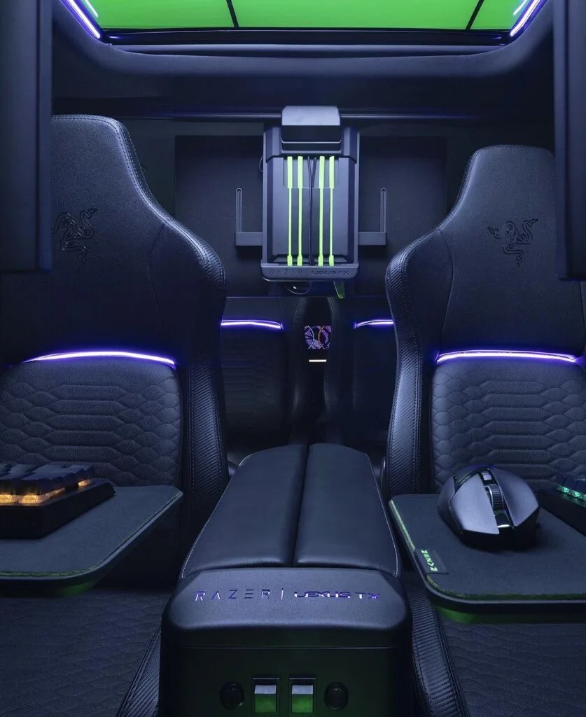 Changing the Definition of Travel-Based Entertainment — The Fusion of Gaming and Luxury: Razer and Lexus TX SUV Deliver an Im
