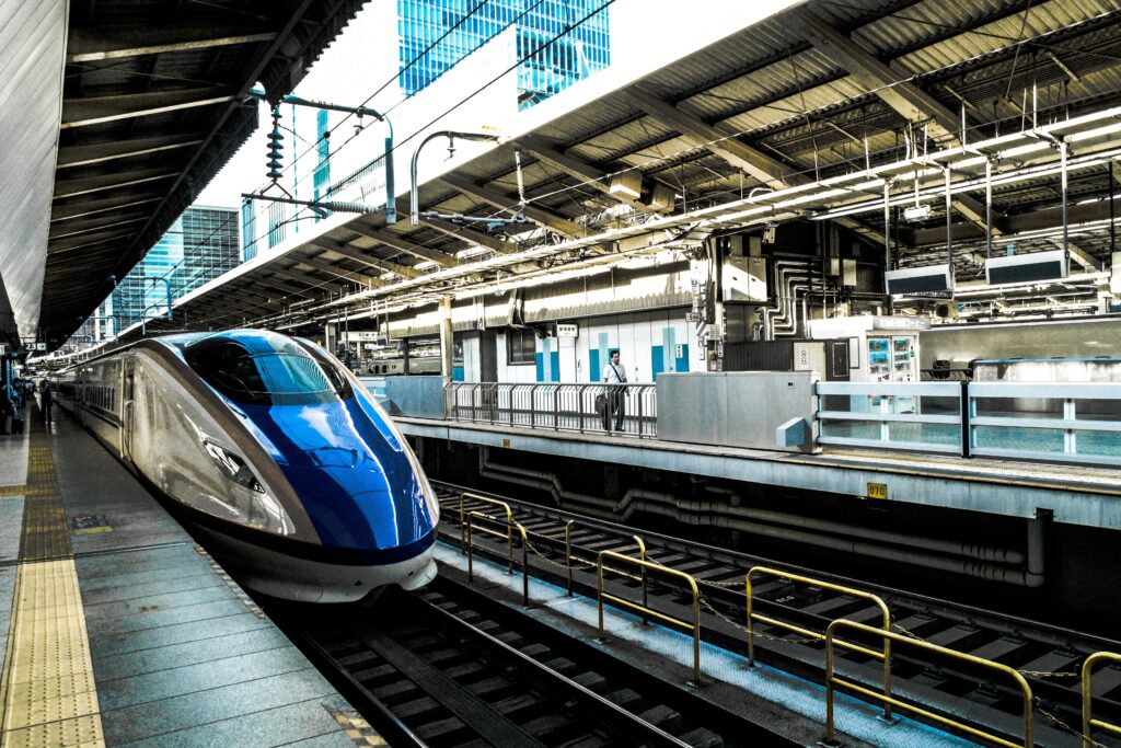 A hydrogen powered passenger train launched in Germany.